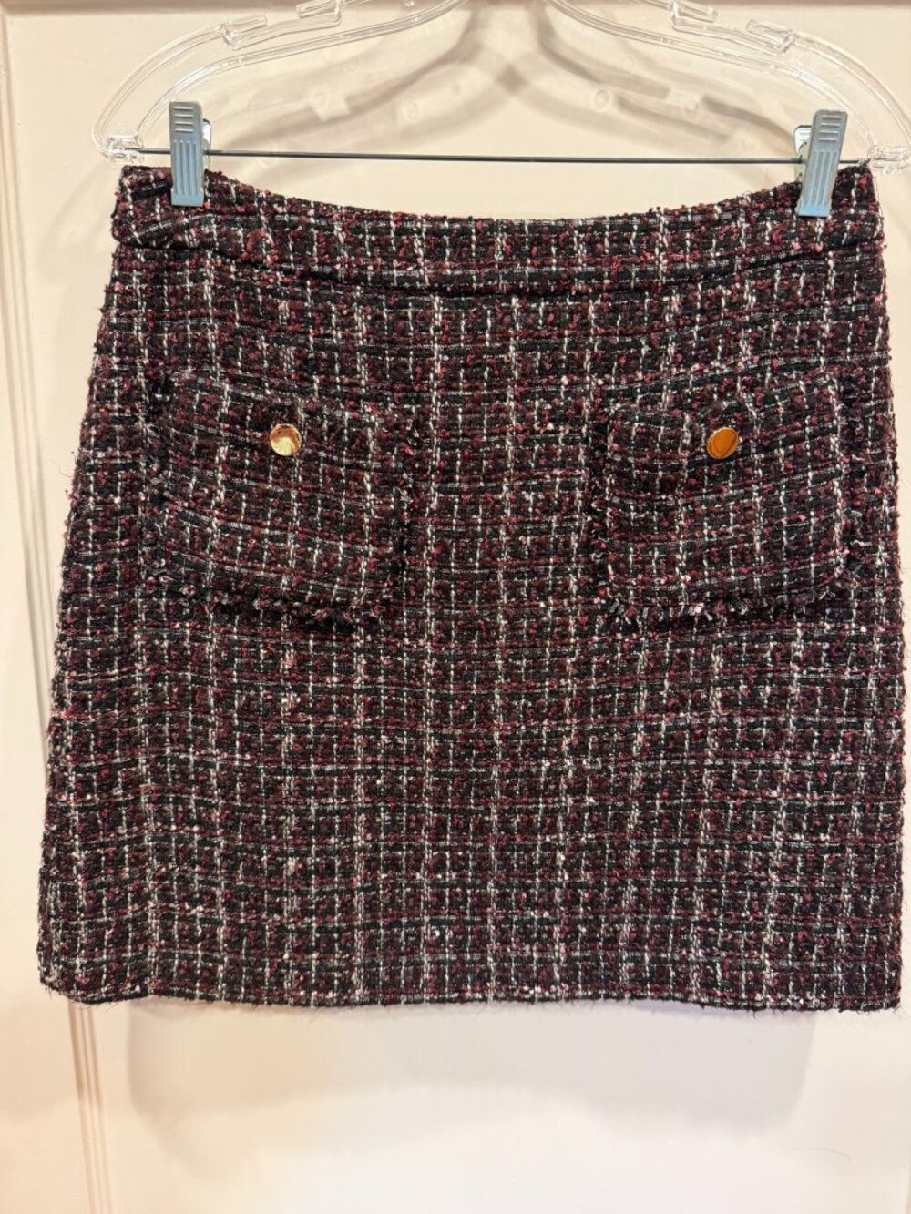 LOFT Tweed Mini Skirt Size 6